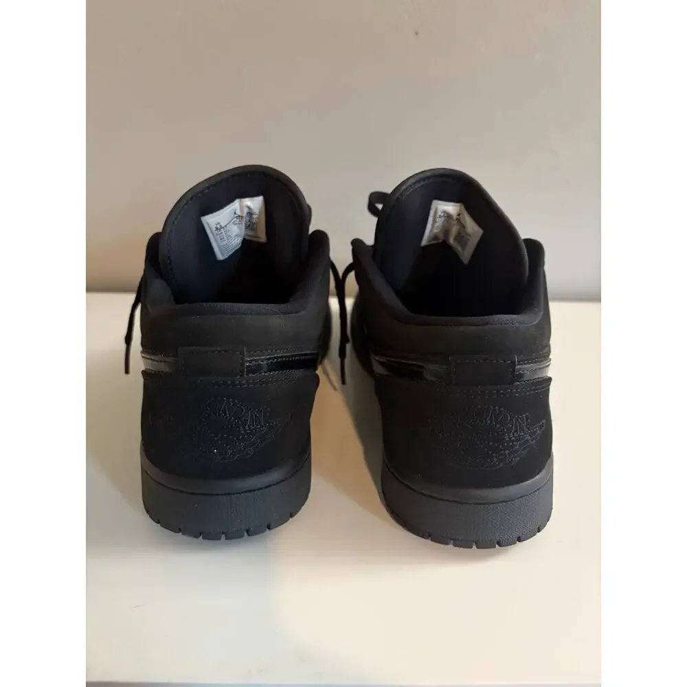 Nike Air Jordan 1 Low Triple Black Sneaker Mens 2019 553558-056 (0022) No Box